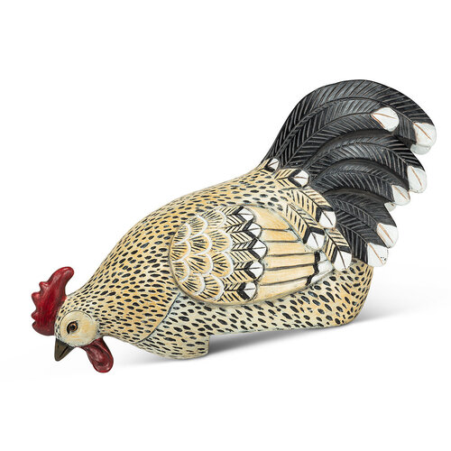 Abbott Black Tail Edge Peering Rooster 9 Inch