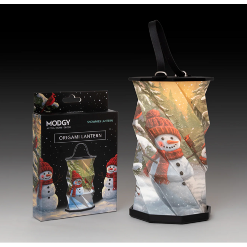 MODGY Origami Rechargeable Lantern Snowmies MODGY Origami Rechargeable Lantern Snowmies