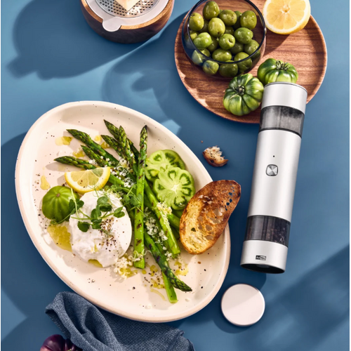Adhoc AdHoc i.Mill Duo Electric Salt and Pepper Mill Light Grey Adhoc AdHoc i.Mill Duo Electric Salt and Pepper Mill Light Grey