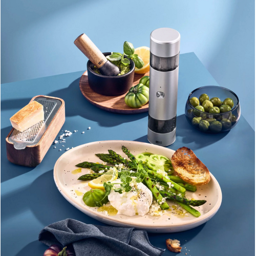 Adhoc AdHoc i.Mill Duo Electric Salt and Pepper Mill Light Grey Adhoc AdHoc i.Mill Duo Electric Salt and Pepper Mill Light Grey