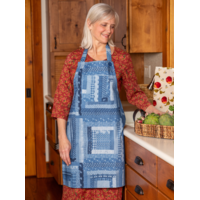 Apron Harmony Patchwork Blue