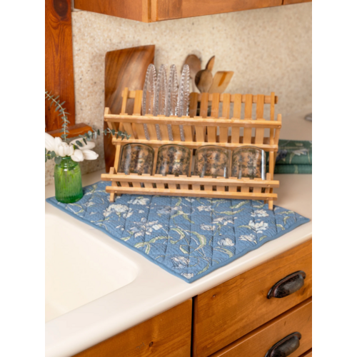 April Cornell Drying Mat Ajmeer Blue April Cornell Drying Mat Ajmeer Blue