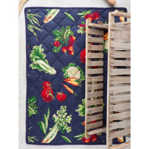 April Cornell Drying Mat Farm Fresh Navy April Cornell Drying Mat Farm Fresh Navy