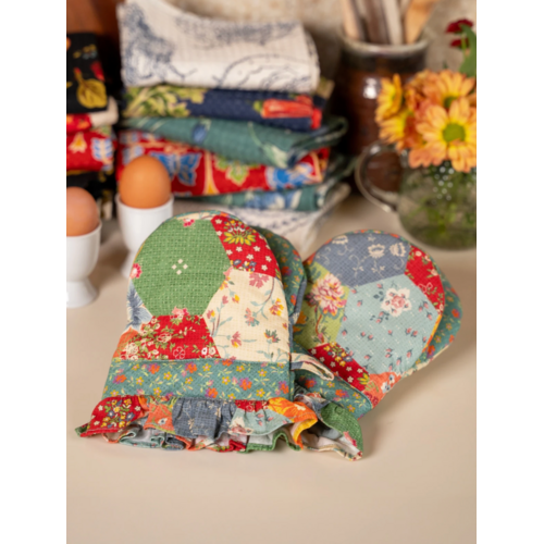 April Cornell Mini Mitt Set Patchwork Country Fair April Cornell Mini Mitt Set Patchwork Country Fair