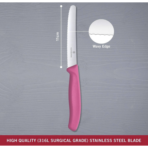 Victorinox Victorinox Tomato Steak Knife Hot Pink Victorinox Victorinox Tomato Steak Knife Hot Pink