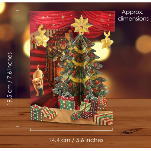 Santoro London Pop-Up Card Christmas Tree Santoro London Pop-Up Card Christmas Tree
