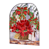 Pop-Up Card Poinsettia
