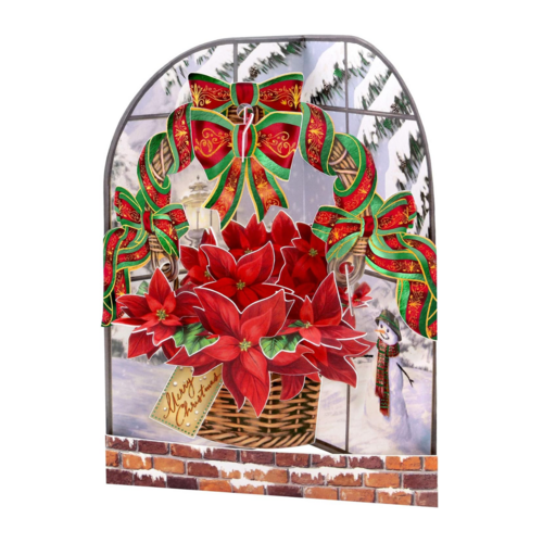 Santoro London Pop-Up Card Poinsettia Santoro London Pop-Up Card Poinsettia