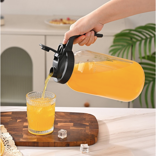 Jarware Mason Jar Glass Pitcher 64 Oz Jarware Mason Jar Glass Pitcher 64 Oz