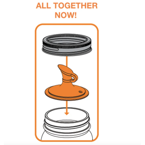 Jarware Jarware Oil Cruet Orange