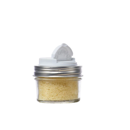Jarware Jarware Spice Lids Set of 2 White & Black