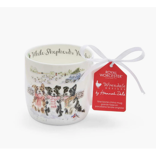 Wrendale Wrendale Mug While Shepherds Watched 11 oz Wrendale Wrendale Mug While Shepherds Watched 11 oz
