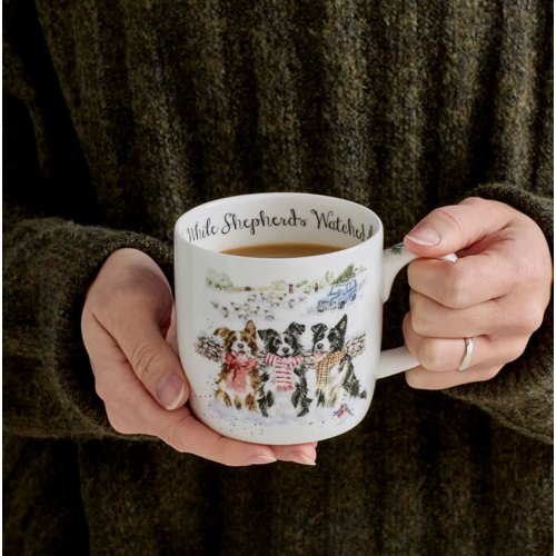 Wrendale Wrendale Mug While Shepherds Watched 11 oz Wrendale Wrendale Mug While Shepherds Watched 11 oz
