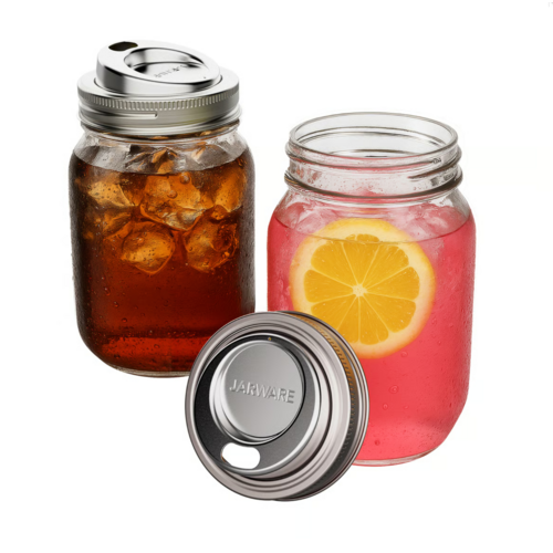 Jarware Jarware Drink Lid Set of 2 Jarware Jarware Drink Lid Set of 2