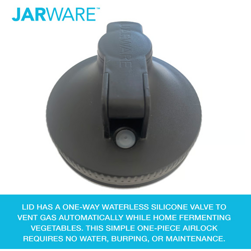 Jarware Jarware Black Set Pour Handles of 2 Wide Mouth Jarware Jarware Black Set Pour Handles of 2 Wide Mouth