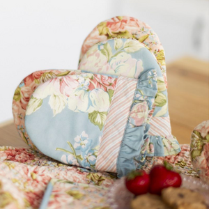April Cornell Mini Mitt Set Patchwork Blanche Mist April Cornell Mini Mitt Set Patchwork Blanche Mist