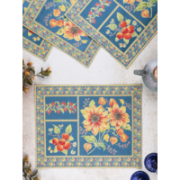 Placemat Prairie Teal