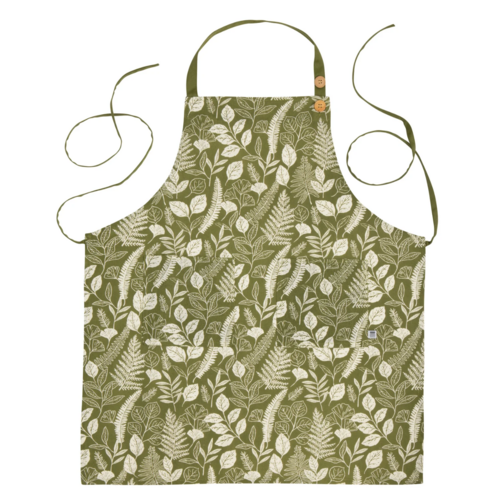 Now Designs Apron Spruce Fern & Frond