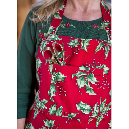 April Cornell Apron Holly Red April Cornell Apron Holly Red