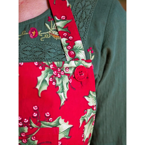 April Cornell Apron Holly Red April Cornell Apron Holly Red