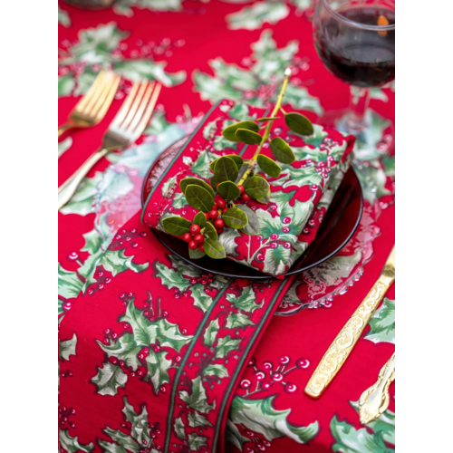 April Cornell Napkin Holly Red April Cornell Napkin Holly Red