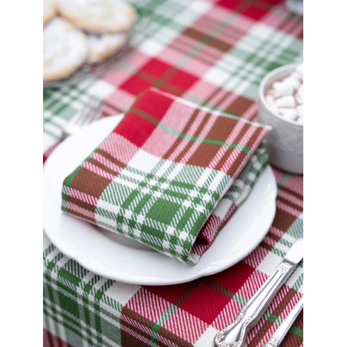 April Cornell Napkin Jingle Plaid Red April Cornell Napkin Jingle Plaid Red