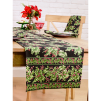 Runner Holly Black 13 x 72 Inch