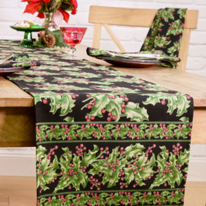 April Cornell Runner Holly Black 13 x 72 Inch April Cornell Runner Holly Black 13 x 72 Inch