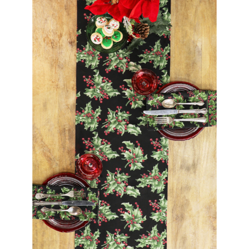 April Cornell Runner Holly Black 13 x 72 Inch April Cornell Runner Holly Black 13 x 72 Inch