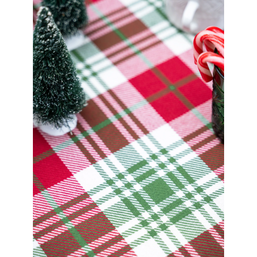 April Cornell Tablecloth Jingle Plaid Red 60 x 90 Inch April Cornell Tablecloth Jingle Plaid Red 60 x 90 Inch