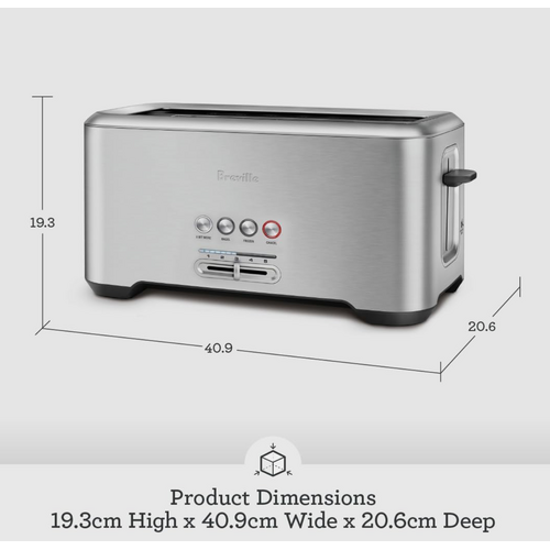 The A Bit More 4 Slice Long Toaster The A Bit More 4 Slice Long Toaster