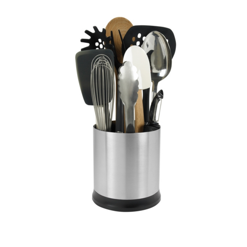 OXO OXO Rotating Utensil Holder Stainless Steel OXO OXO Rotating Utensil Holder Stainless Steel