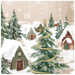 IHR Napkin Lunch Paper Gilded Village Cream IHR Napkin Lunch Paper Gilded Village Cream
