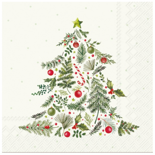 IHR Napkin Lunch Paper Christmas Tree Branches IHR Napkin Lunch Paper Christmas Tree Branches