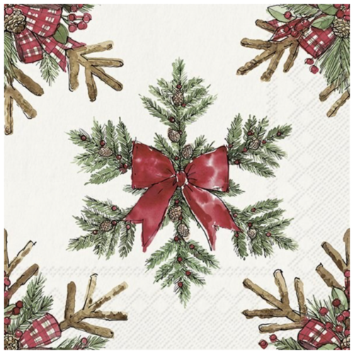 IHR Napkin Cocktail Paper Stars from Branches
