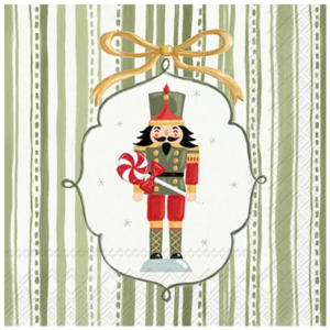 IHR Napkin Cocktail Paper Frosty Nutcracker