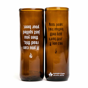 Artech Studios ReBeer Upside Down Beer Glass