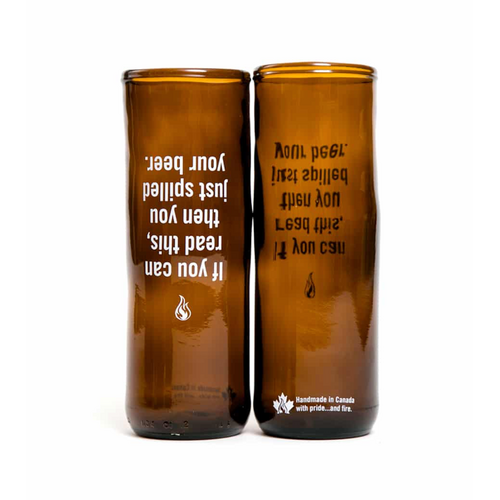 Artech Studios ReBeer Upside Down Beer Glass