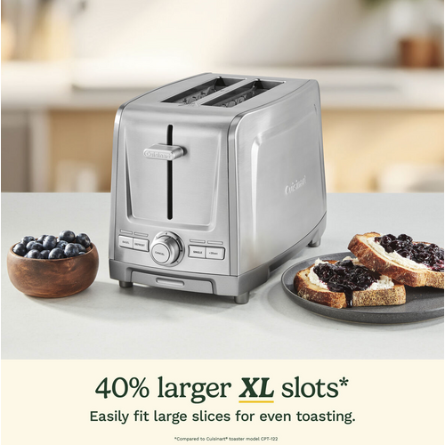 Cuisinart Toaster 2 Slot XL Wide Stainless Steel Cuisinart Toaster 2 Slot XL Wide Stainless Steel