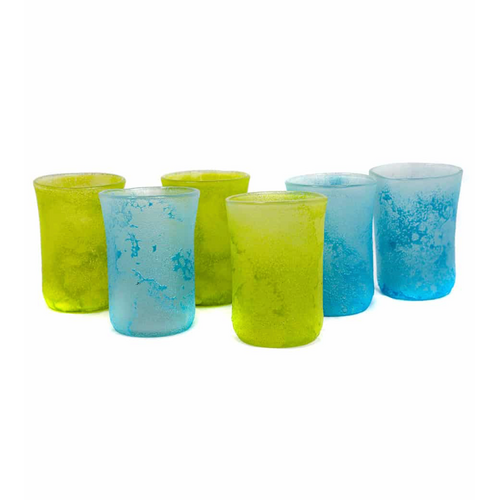 Artech Studios Glass Tumbler Pastel Blue Artech Studios Glass Tumbler Pastel Blue