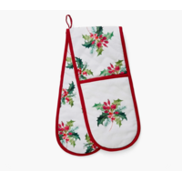 Christmas Holly Double Oven Glove