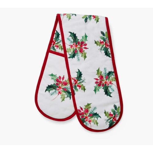 Portmeirion Christmas Holly Double Oven Glove Portmeirion Christmas Holly Double Oven Glove