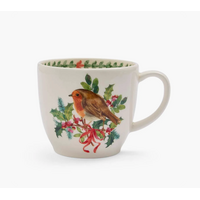 Christmas Holly Robin Mug