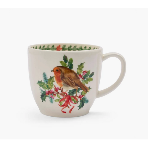 Portmeirion Christmas Holly Robin Mug Portmeirion Christmas Holly Robin Mug