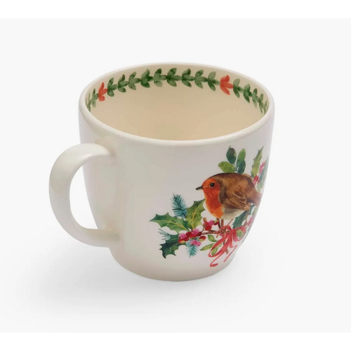 Portmeirion Christmas Holly Robin Mug Portmeirion Christmas Holly Robin Mug