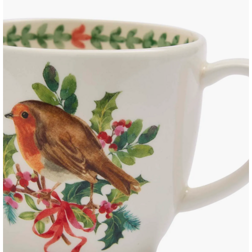 Portmeirion Christmas Holly Robin Mug Portmeirion Christmas Holly Robin Mug