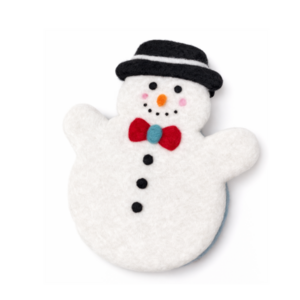 Option2 Felt Coaster Snowman Shaped