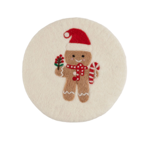 Option2 Felt Trivet Gingerbread Man