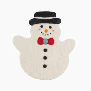 Option2 Felt Trivet Snowman Shaped