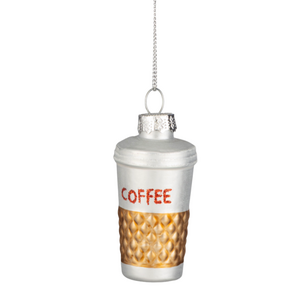 Option2 Glass Coffee Cup Ornament